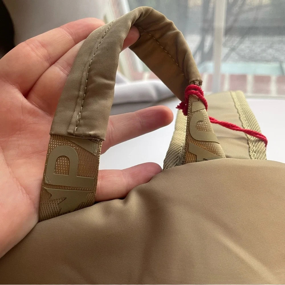 NWT Pajar Twill Dome Backpack Vert Clair/Light Green (Tan/Orange) MSRP $125 - Picture 8 of 15